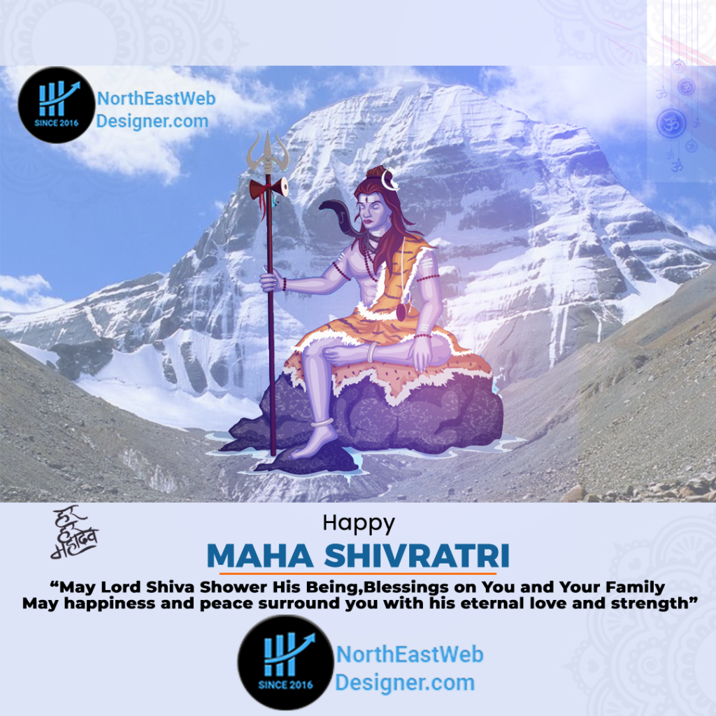 Happy Maha Shivaratri May Lord Shiva Shower His Being Blessings on You and Your Family, May happiness and peace surround 2022 inklessdiary.com